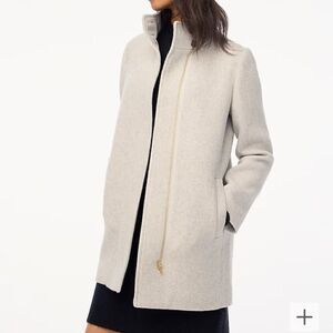 J.Crew Factory Button-neck city coat